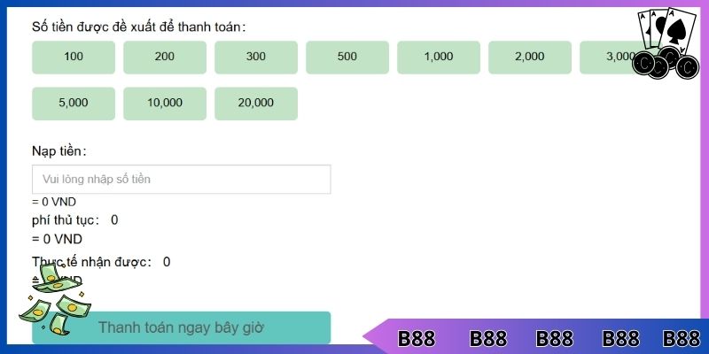 Nạp Tiền Rút Tiền B88 - Hướng Dẫn Giao Dịch Siêu Tốc - BETLUNA99